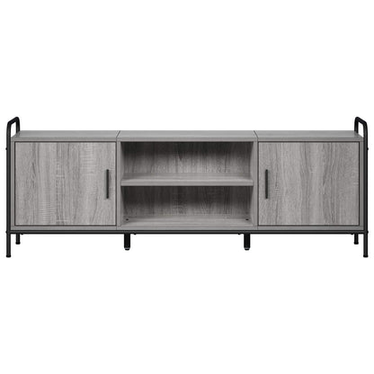 Tv-meubel 133 x 33 x 50 cm Grijs Sonoma Bewerkt hout