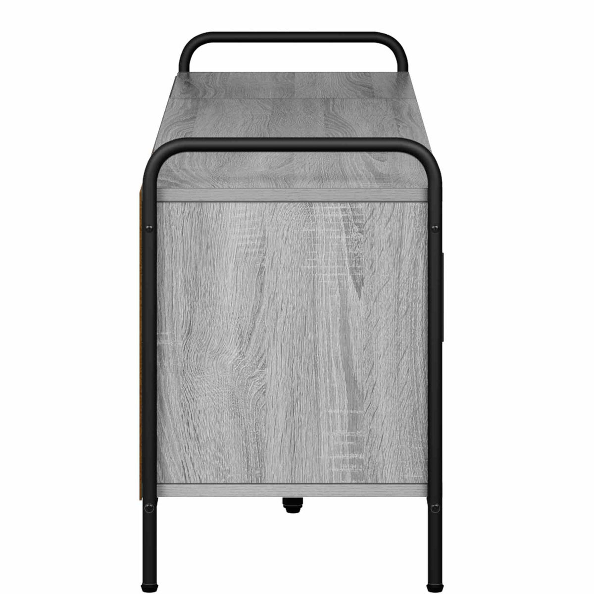 Tv-meubel 133 x 33 x 50 cm Grijs Sonoma Bewerkt hout