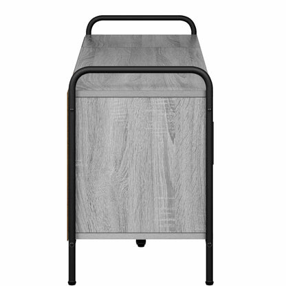 Tv-meubel 133 x 33 x 50 cm Grijs Sonoma Bewerkt hout