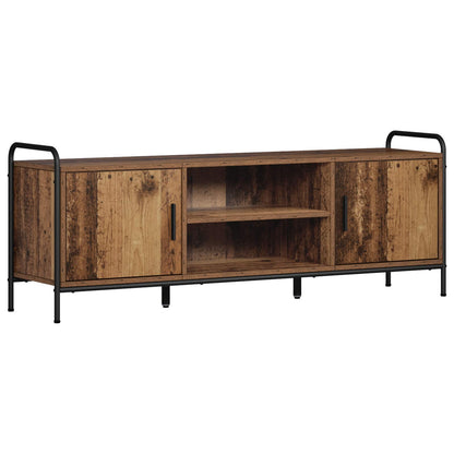 Tv-meubel 133 x 33 x 50 cm Oud hout Bewerkt hout