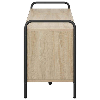 Tv-meubel 167,5 x 33 x 50 cm Sonoma Eiken Bewerkt hout