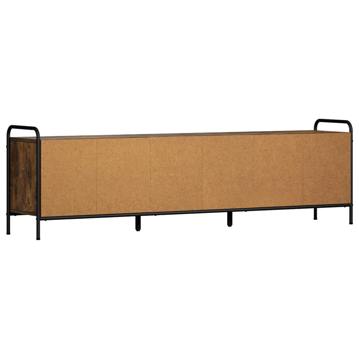 Tv-meubel 167,5 x 33 x 50 cm Gerookt eiken Bewerkt hout