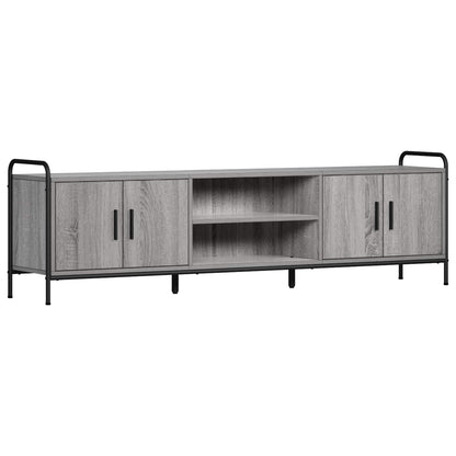 Tv-meubel 167,5 x 33 x 50 cm Grijs Sonoma Bewerkt hout