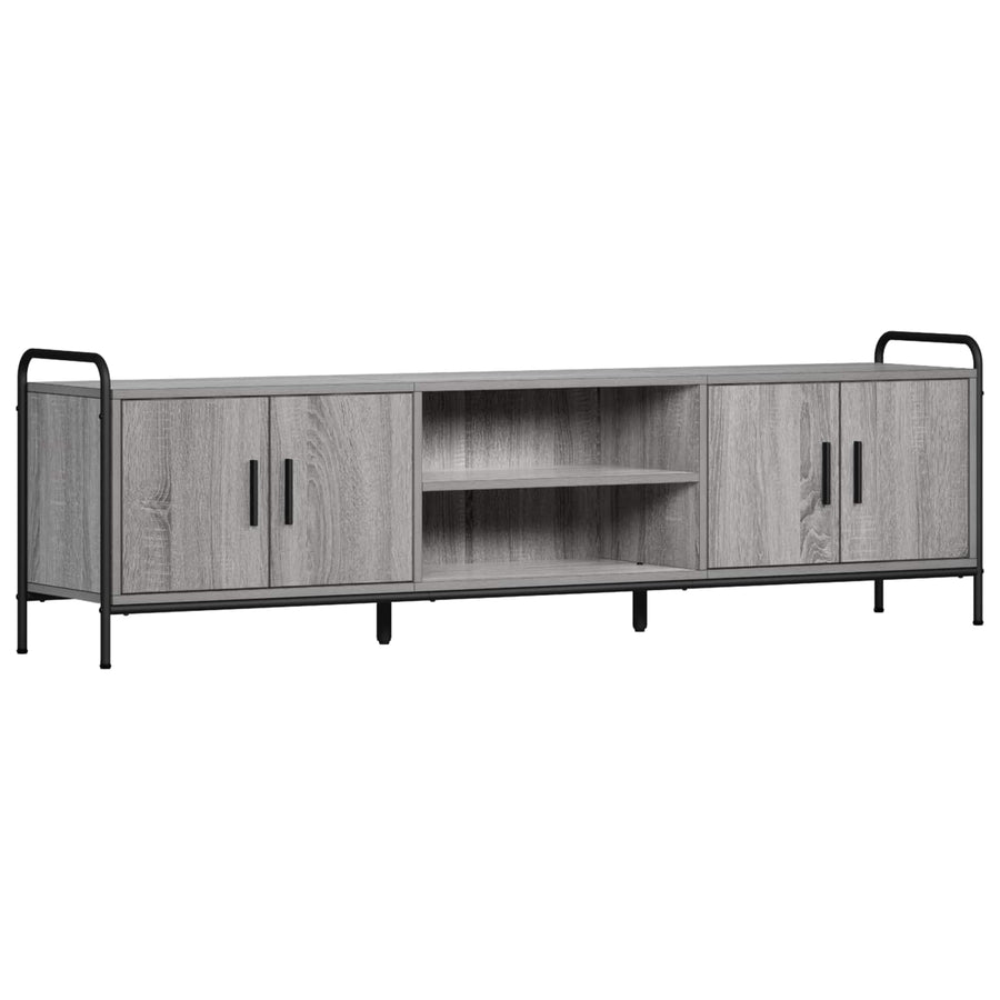 Tv-meubel 167,5 x 33 x 50 cm Grijs Sonoma Bewerkt hout