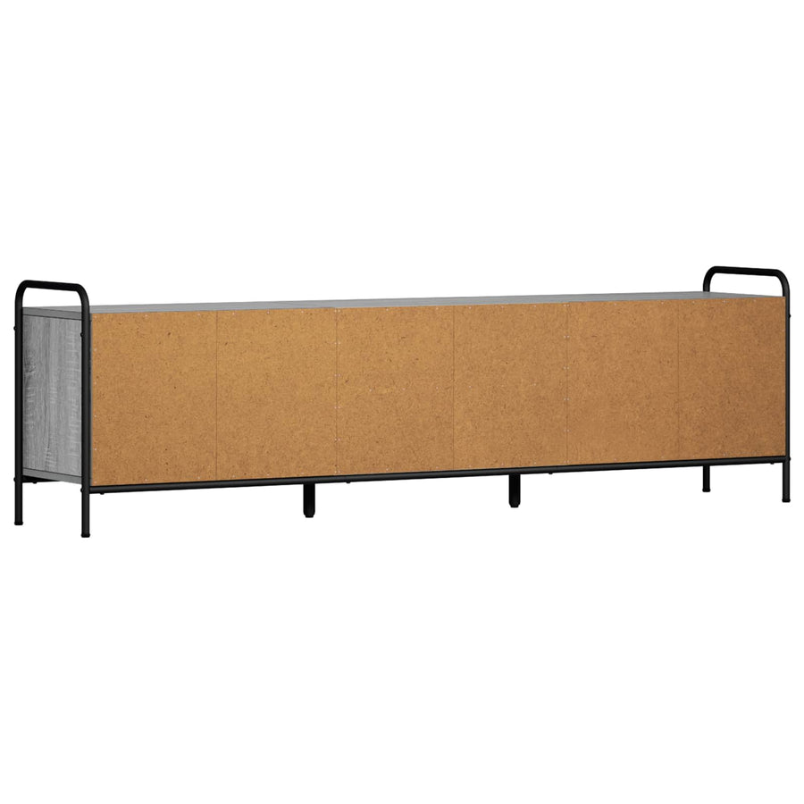 Tv-meubel 167,5 x 33 x 50 cm Grijs Sonoma Bewerkt hout
