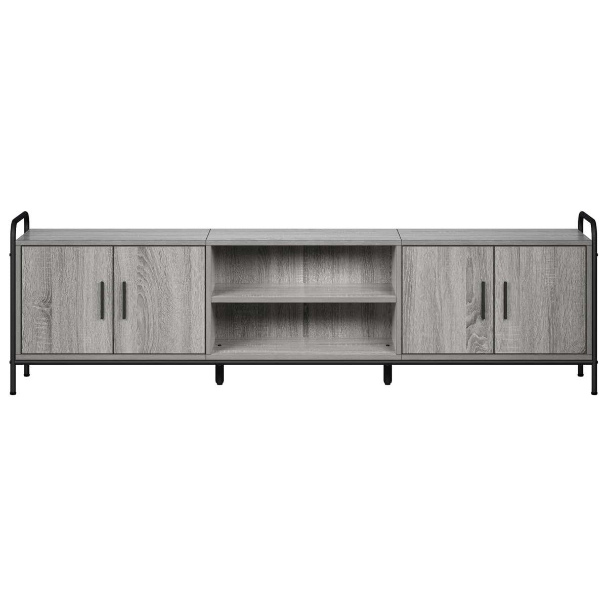 Tv-meubel 167,5 x 33 x 50 cm Grijs Sonoma Bewerkt hout