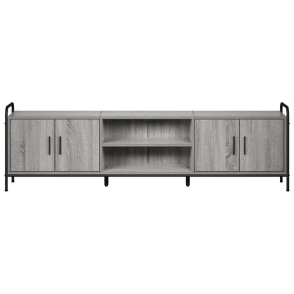 Tv-meubel 167,5 x 33 x 50 cm Grijs Sonoma Bewerkt hout