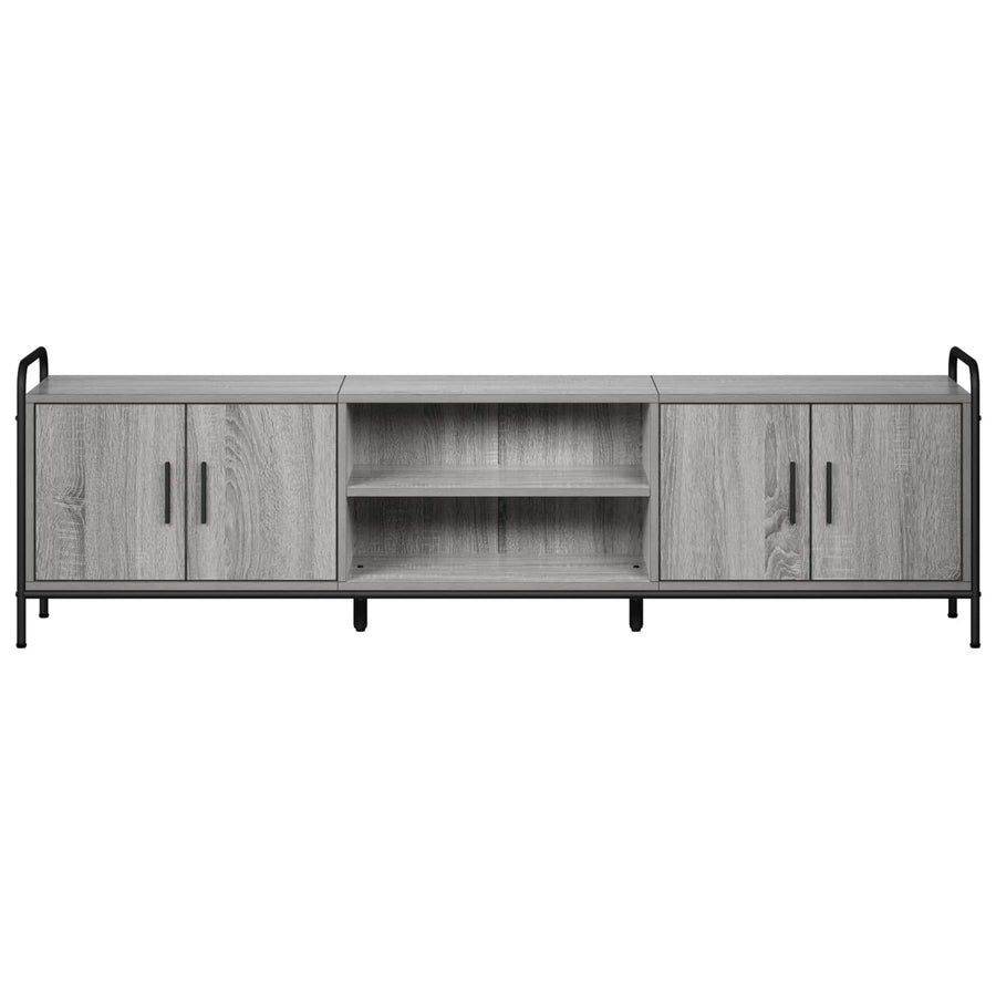 Tv-meubel 167,5 x 33 x 50 cm Grijs Sonoma Bewerkt hout