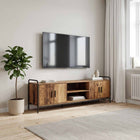 Tv-meubel 167,5x33x50 cm bewerkt hout