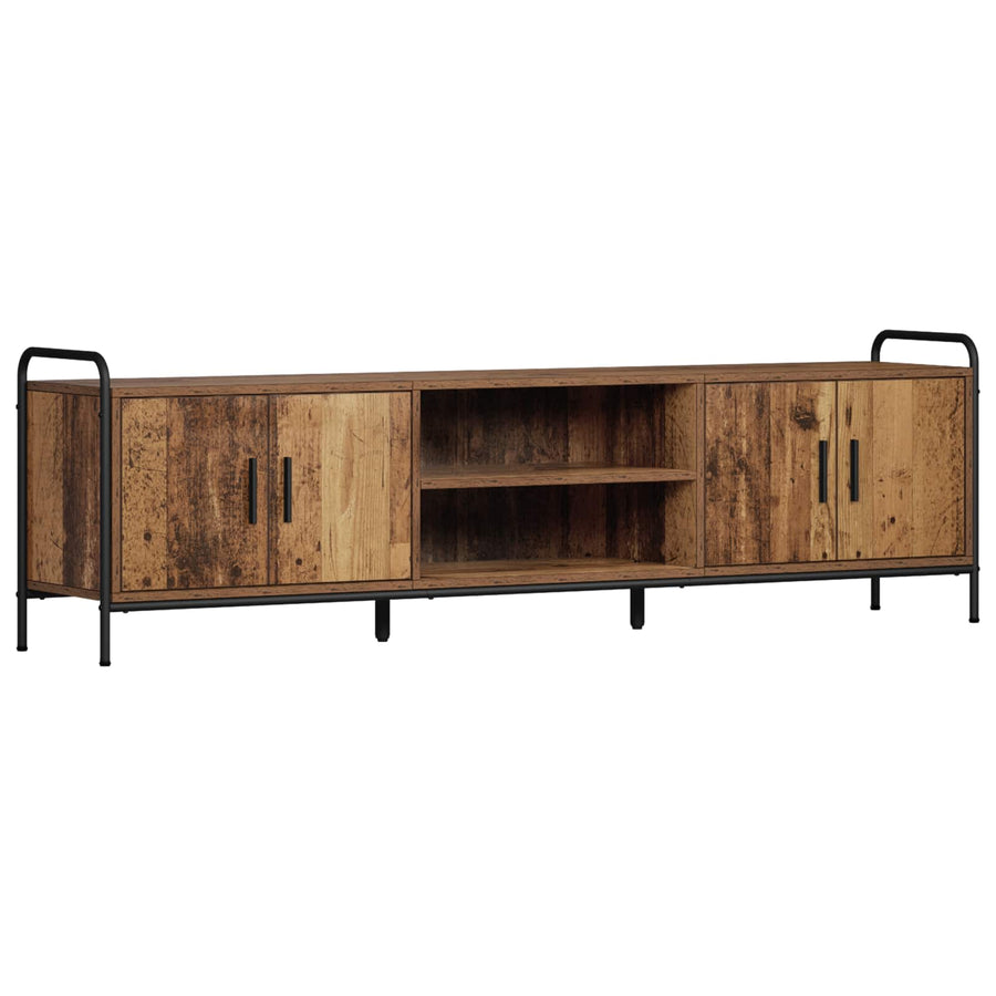 Tv-meubel 167,5 x 33 x 50 cm Oud hout Bewerkt hout