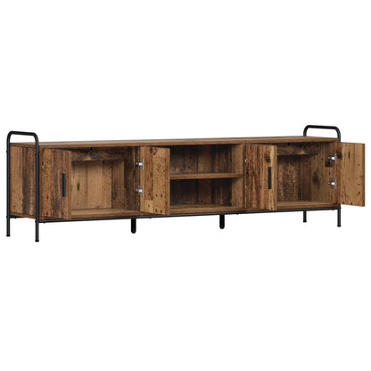 Tv-meubel 167,5 x 33 x 50 cm Oud hout Bewerkt hout
