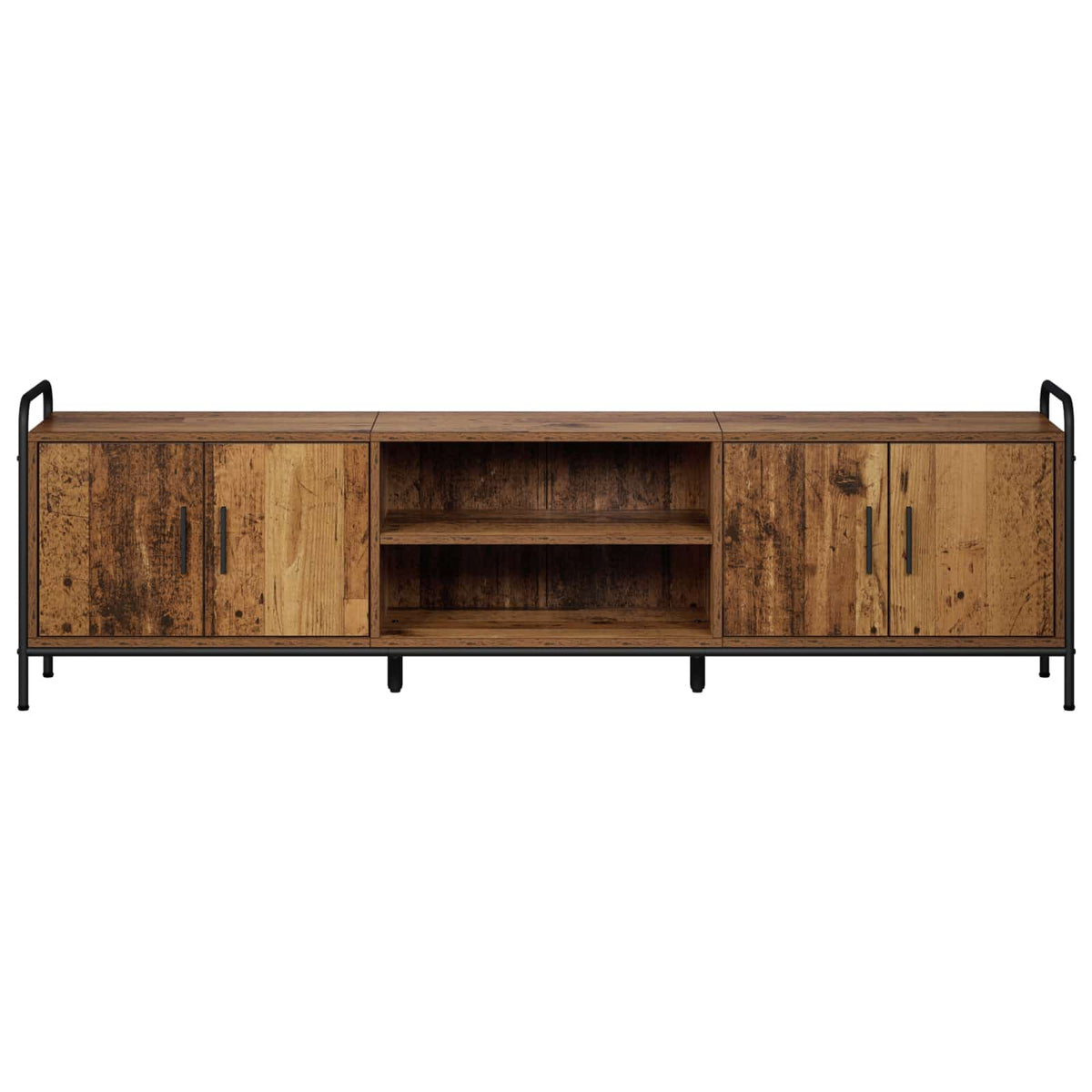Tv-meubel 167,5 x 33 x 50 cm Oud hout Bewerkt hout