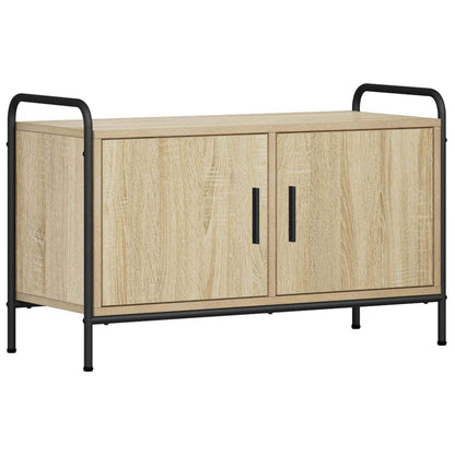 Tv-meubel 79,5 x 33 x 50 cm Sonoma Eiken Bewerkt hout