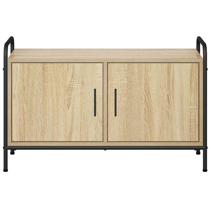 Tv-meubel 79,5 x 33 x 50 cm Sonoma Eiken Bewerkt hout