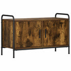Tv-meubel 79,5x33x50 cm gerookt eiken