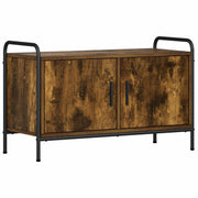 Tv-meubel 79,5x33x50 cm gerookt eiken