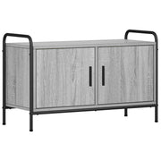 Tv-meubel 79,5x33x50 cm grijs bewerkt hout