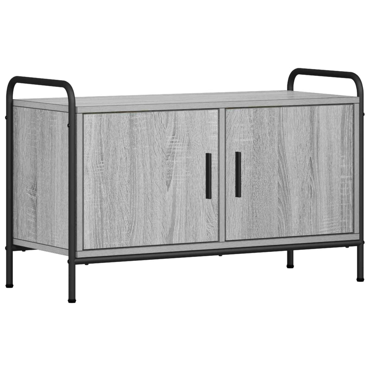 Tv-meubel 79,5 x 33 x 50 cm Grijs Sonoma Bewerkt hout