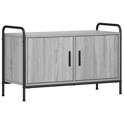 Tv-meubel 79,5 x 33 x 50 cm Grijs Sonoma Bewerkt hout
