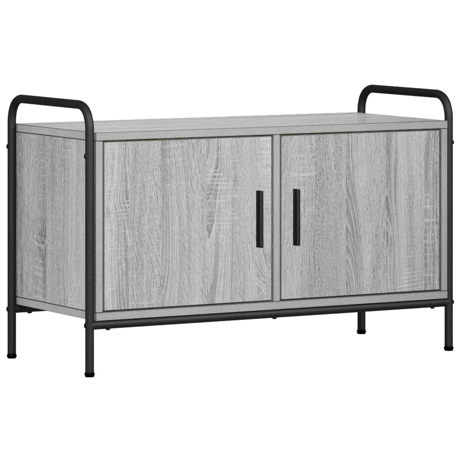 Tv-meubel 79,5 x 33 x 50 cm Grijs Sonoma Bewerkt hout