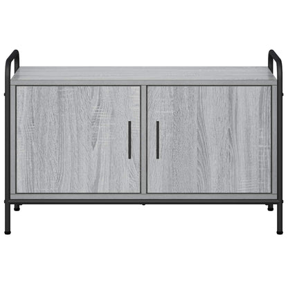 Tv-meubel 79,5 x 33 x 50 cm Grijs Sonoma Bewerkt hout