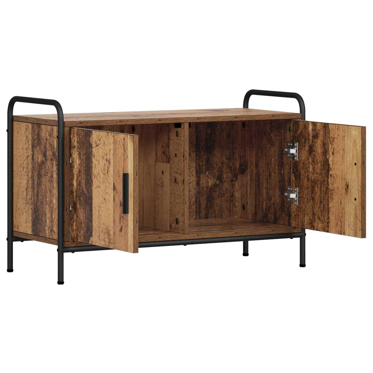 Tv-meubel 79,5 x 33 x 50 cm Oud hout Bewerkt hout
