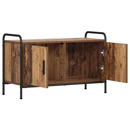 Tv-meubel 79,5 x 33 x 50 cm Oud hout Bewerkt hout