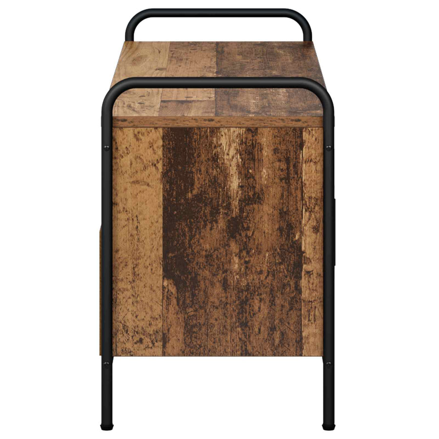 Tv-meubel 79,5 x 33 x 50 cm Oud hout Bewerkt hout