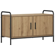 Tv-meubel 79,5x33x50 cm Artisanaal eiken