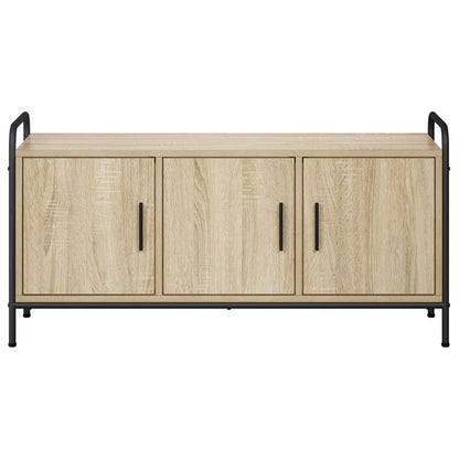 Tv-meubel 79,5 x 33 x 50 cm Sonoma Eiken Bewerkt hout