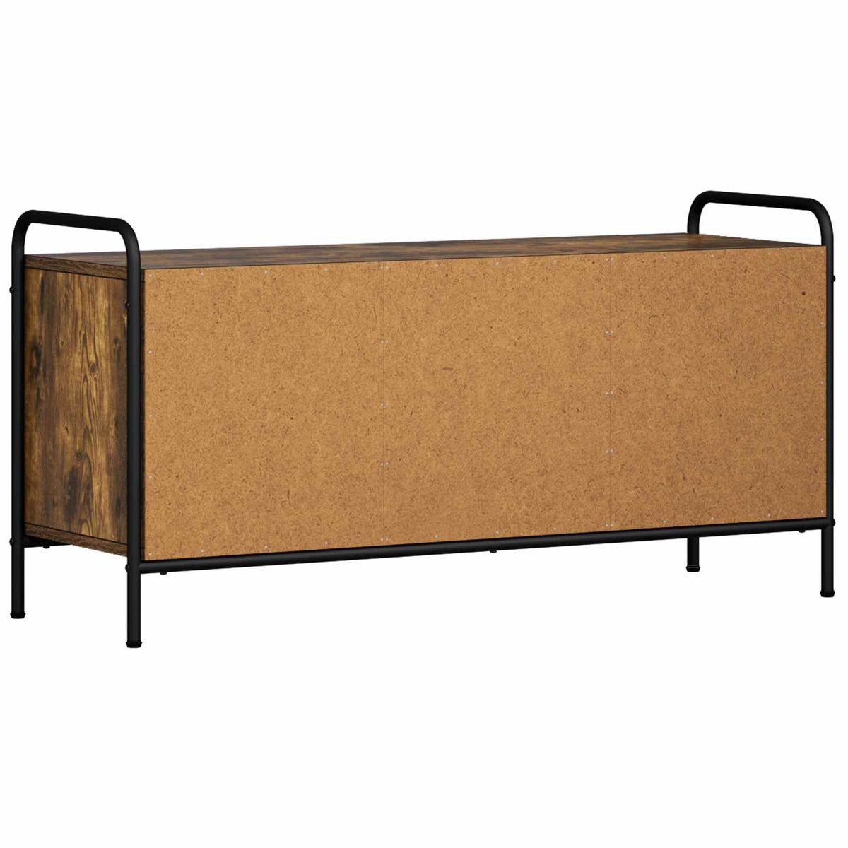 Tv-meubel 79,5 x 33 x 50 cm Gerookt eiken Bewerkt hout
