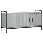 Tv-meubel 79,5x33x50 cm grijs bewerkt hout