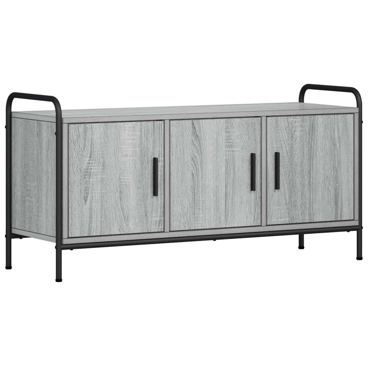 Tv-meubel 79,5 x 33 x 50 cm Grijs Sonoma Bewerkt hout