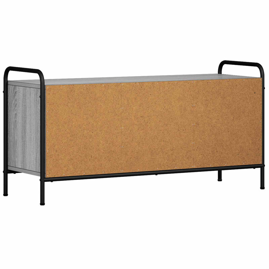 Tv-meubel 79,5 x 33 x 50 cm Grijs Sonoma Bewerkt hout
