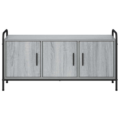 Tv-meubel 79,5 x 33 x 50 cm Grijs Sonoma Bewerkt hout