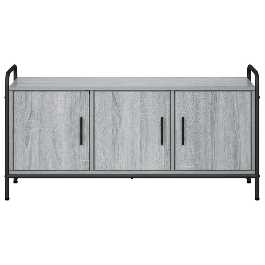 Tv-meubel 79,5 x 33 x 50 cm Grijs Sonoma Bewerkt hout