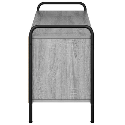 Tv-meubel 79,5 x 33 x 50 cm Grijs Sonoma Bewerkt hout