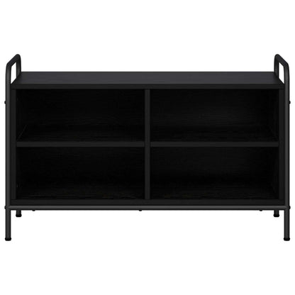 Tv-meubel 140 x 39,5 x 50 cm Zwart eiken Bewerkt hout
