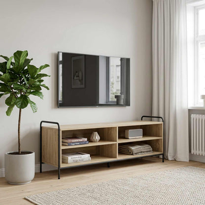 Tv-meubel 140 x 39,5 x 50 cm Sonoma Eiken Bewerkt hout