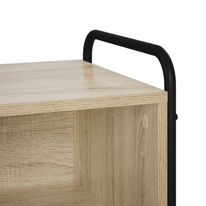 Tv-meubel 140 x 39,5 x 50 cm Sonoma Eiken Bewerkt hout