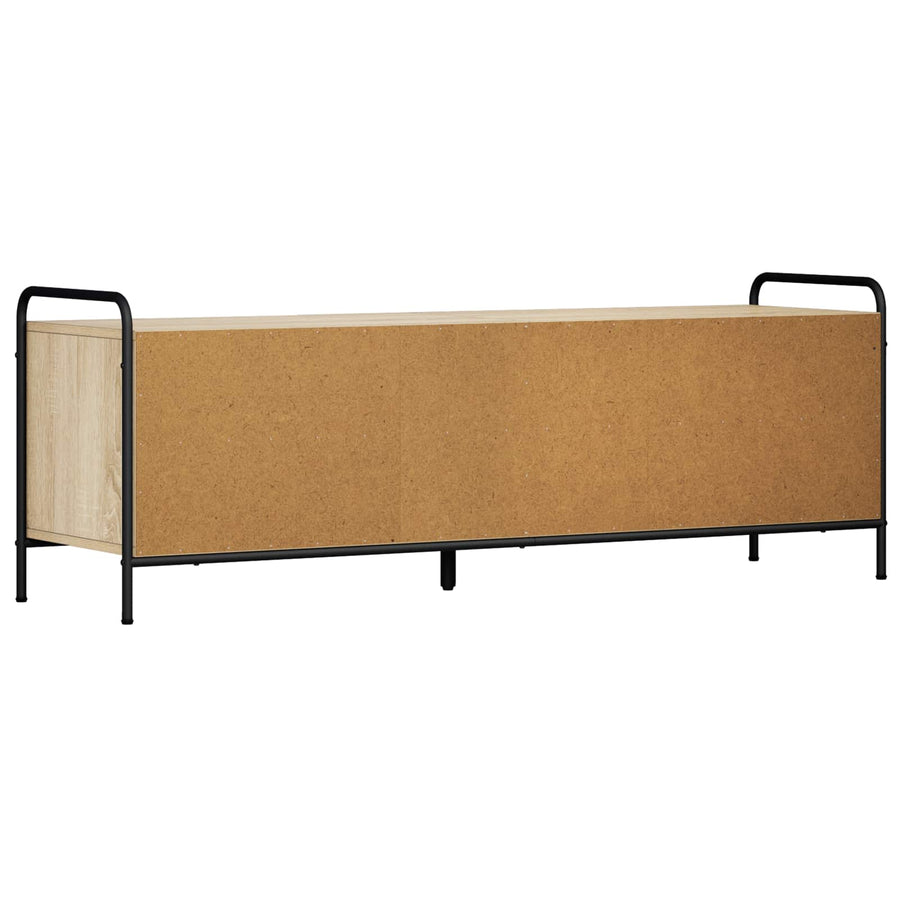 Tv-meubel 140 x 39,5 x 50 cm Sonoma Eiken Bewerkt hout