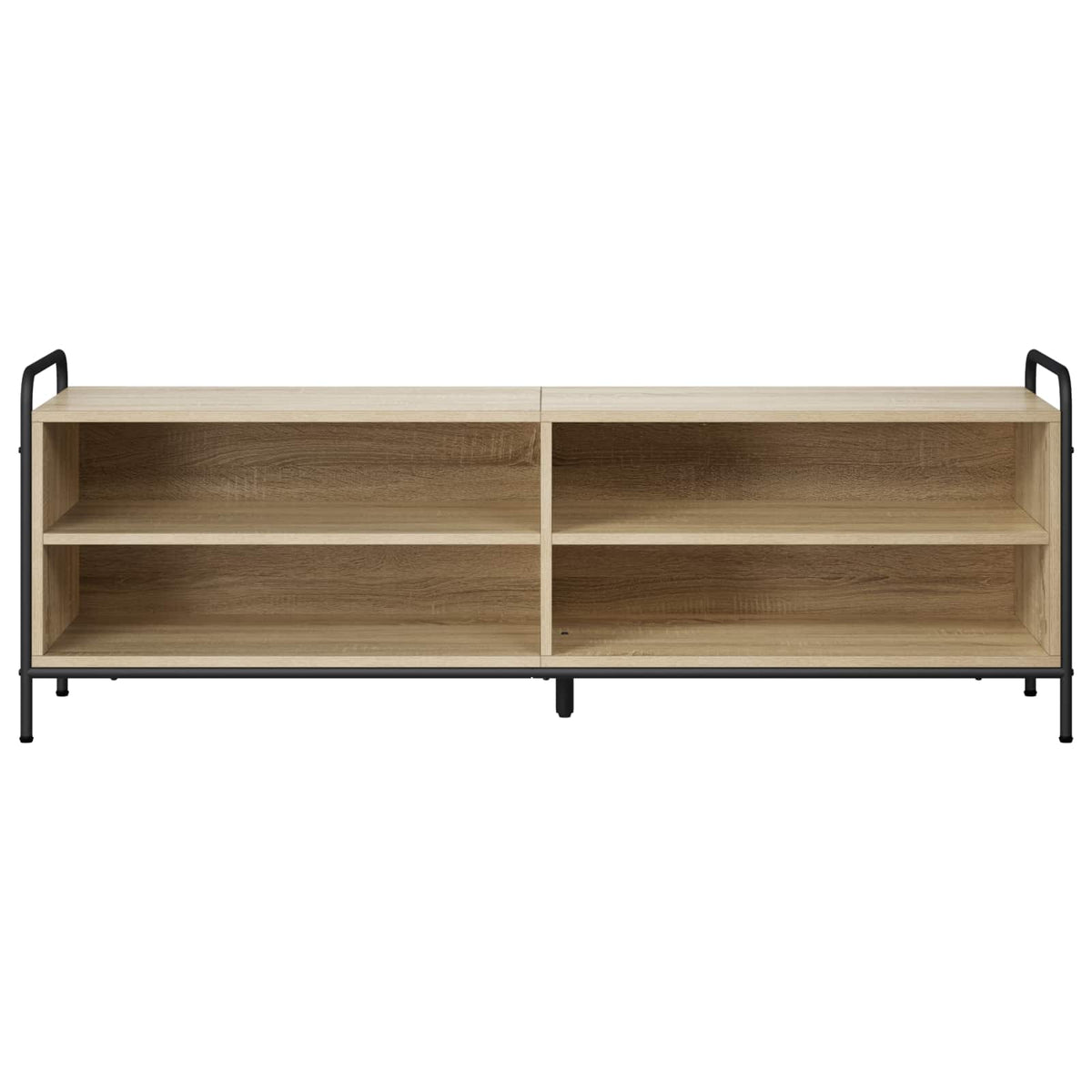Tv-meubel 140 x 39,5 x 50 cm Sonoma Eiken Bewerkt hout