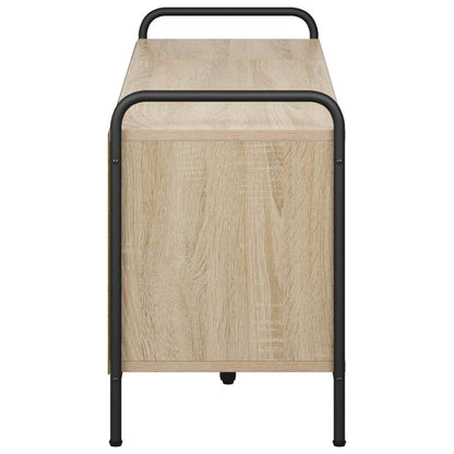 Tv-meubel 140 x 39,5 x 50 cm Sonoma Eiken Bewerkt hout