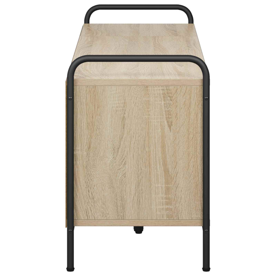 Tv-meubel 140 x 39,5 x 50 cm Sonoma Eiken Bewerkt hout