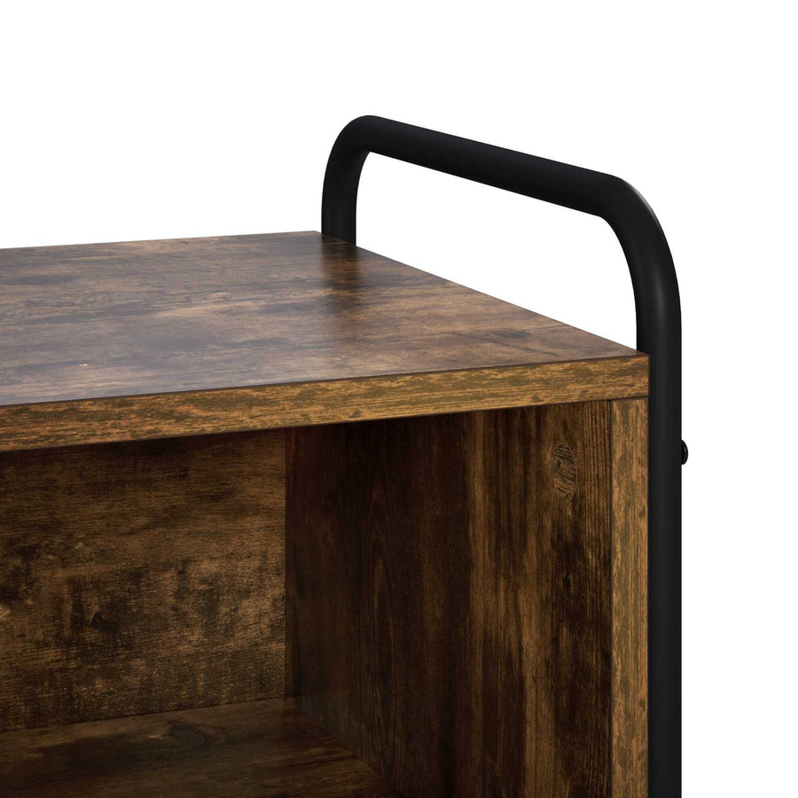 Tv-meubel 140 x 39,5 x 50 cm Gerookt eiken Bewerkt hout