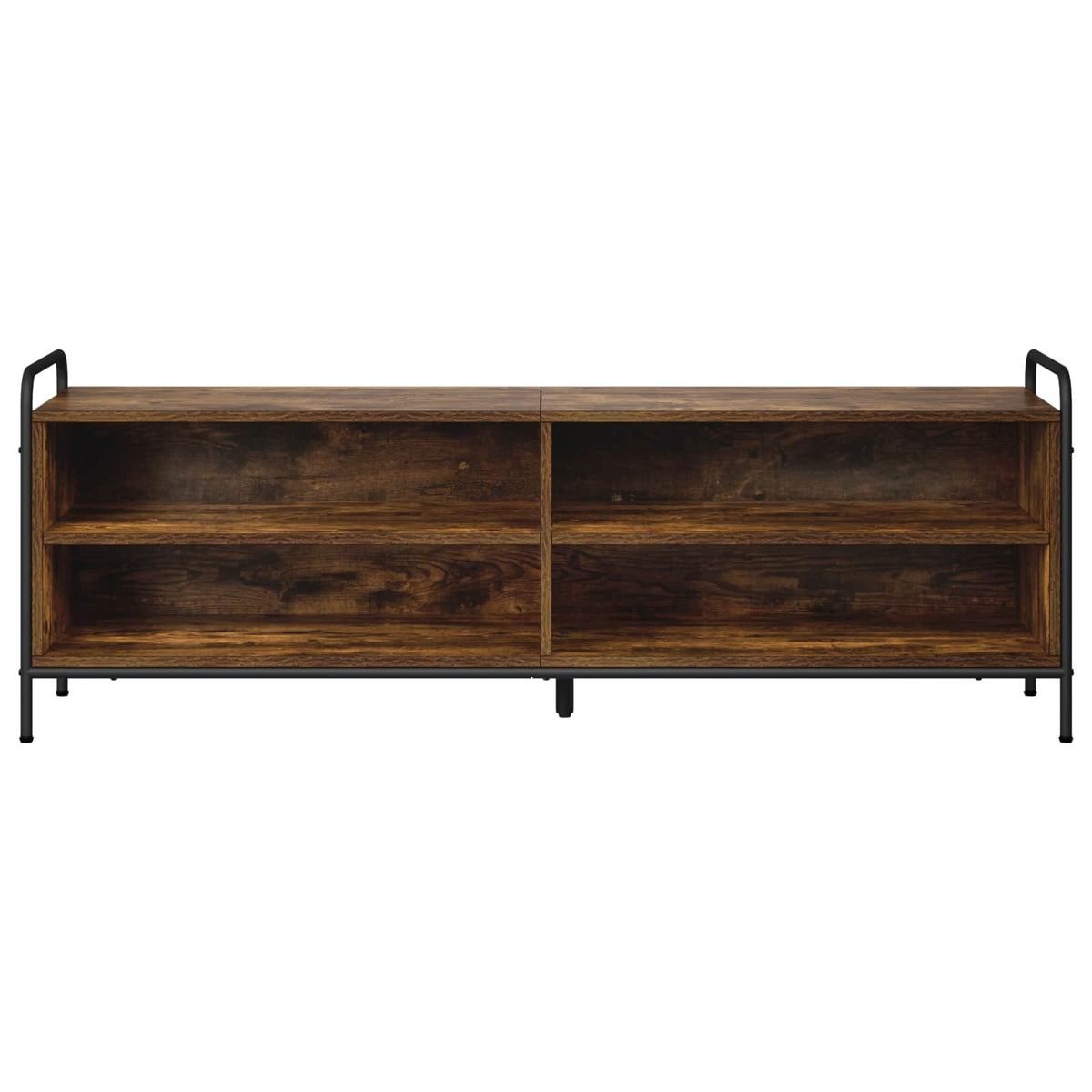 Tv-meubel 140 x 39,5 x 50 cm Gerookt eiken Bewerkt hout