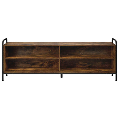 Tv-meubel 140 x 39,5 x 50 cm Gerookt eiken Bewerkt hout