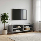 Tv-meubel 140x39,5x50 cm grijs Sonoma bewerkt hout