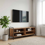 Tv-meubel 140x39,5x50 cm oud hout