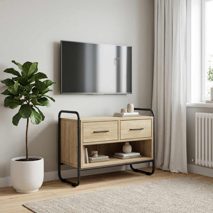 Tv-meubel 60 x 30 x 50 cm Sonoma Eiken Bewerkt hout
